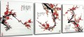 flor de ciruelo con caligrafía china Temas de China